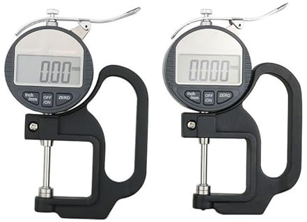 Micromètre électronique d'extérieur de précision, 0-12,7 mm/25,4 mm, 0,01 mm, à l'aide d'un appareil de mesure d'épaisseur numérique.(0-25.4mm 0.01mm)