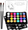OGIMA Body Painting Face Paint Kit, 15 color Professional Palette Washable with Brush for Kids Art Show Halloween Party Colsplay Makeup Body Festive (24 color)