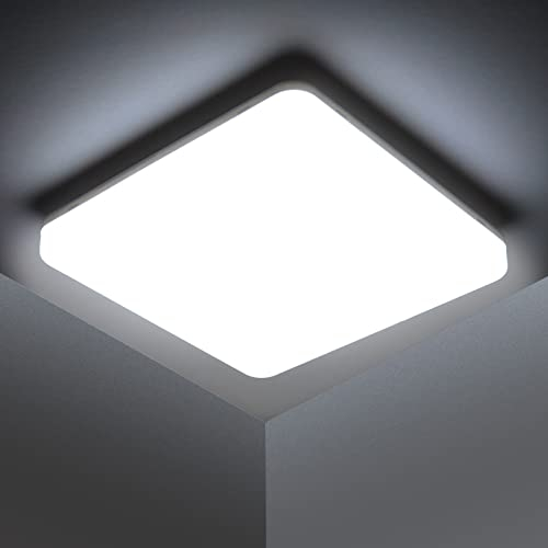 Kambo LED Deckenleuchte Bad 48W - LED Deckenlampe Küche Modern Kaltweiß 6500K 4320LM - Deckenlampen Für Büro Lampe Schlafzimmer Leuchte Wohnzimmer Balkon Flur Küche Schlafzimmer Kinderzimmer