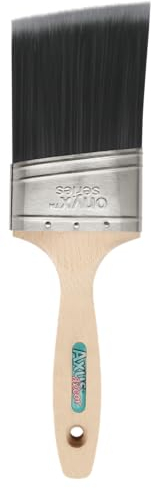 Axus Decor Mage Cutter Brush (Onyx series) Unique Tricho Filament, Smooth, Medium Stiffness, Beavertail Handles, Rust-Resistant Stainless Steel - 3/75mm