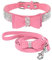 ETOPARS Ensemble de Laisse et Collier de Chien en Strass, Cristal de Diamant, Mignon