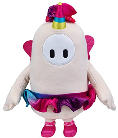 Fall Guys 62548 30 cm Plüschfigur Fairycorn im Einhornkostüm aus dem Videospiel Ultimate Knockout” aus superweichem Premium-Plüsch, insgesamt 3 Figuren zum Sammeln in Serie 1, offizieller Merchandise