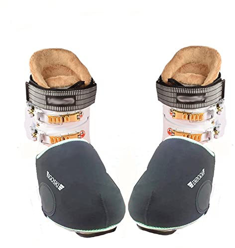 IGOSKI SKI Boot & Shoe Covers Water Resistant and Washable Ski Boot Covers Keep Dry and Warm