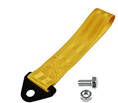 iSpchen Auto Abschleppschlaufe Nylon Abschleppöse Abschleppseile Auto Anhänger Abschleppgurt Universal Abschleppband Racing Auto Rennsport Abschlepphaken Stoßstange Zugseil