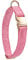 YUDOTE Ultra-soft Dog Collar Natural Cotton Corduroy Made for Medium Dogs with Sensitive Skin,Rosy Pink
