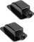 QWORK® 2 Stück Dachdurchführung IP68 Wasserdicht ABS Solar 1 Fach Kabeldurchführung für Solarsatellit Klimaanlage Wohnmobil Wohnwagen Boot, Schwarz