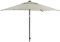 Dehner Sonnenschirm Andros, ca. 250 x 210 x 150 cm, Aluminium/Polyester, grau