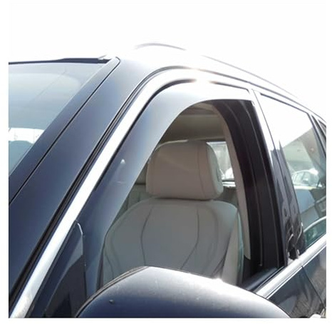 Windabweiser Regenabweiser kompatibel mit BMW X5 E70 2007-2013 Dunkel Acryl 2tlg