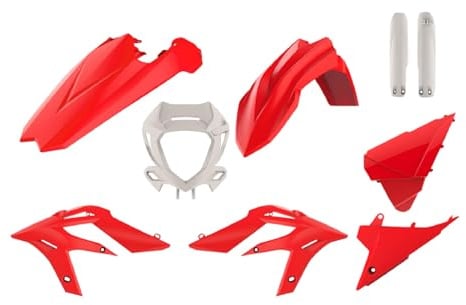 POLISPORT 91059 - Polisport Enduro Plastic Replica Kit for those looking for OEM Quality for BETA Motorcycles in Red/White