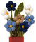 your castle Blumenstrauß aus 7 handgearbeiteten Filzblumen & 1 AST, fairer Handel, nachhaltige Deko aus Filz, realistische Kunstblumen, Textilblumen, Filzset Blumen, Stoffblumen, Filzblüten, Daisy