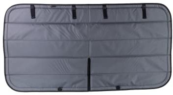 VanEssential Insulated Stealth Sliding Door Window Cover for RAM Promaster and Fiat Ducato with Bare Metal Window Frame Van Years 2014 to Current Model (Right Hand Drive -UK/AUS/NZ) - Charcoal Gray