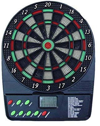 Darts & Dartboards,Best Powered Dartboards Soft Tip Dart Board HD LCD Display and 3 Plastic Tip Darts Electronic Dartboard Battery Gift