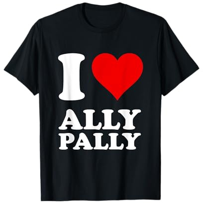 Rotes Herz Ich Liebe Ally Pally T-Shirt