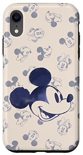 iPhone XR Disney Mickey and Minnie Mouse Heads Retro Vintage Classic Case