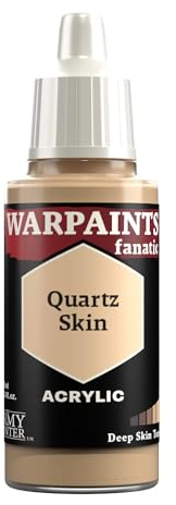The Army Painter, Warpaints Fanatic Quartz Skin Single Acrylics, Miniature Hobby Painting, Quality Paint for Miniature Wargaming