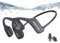 XINSRE Bone Conduction Headphones, Open Ear Bluetooth 5.3, IP68 Waterproof, 16G Storage, 8H Playtime, Black, Swimming Headphones
