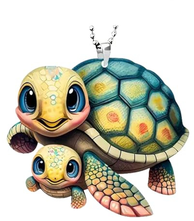 TianWlio Weihnachtsbaum Anhänger Weihnachtsanhänger Deko Schildkröten Auto Hängeornamente Weihnachten Weihnachtsbaumschmuck Hängeornamente Weihnachtsbaum Anhänger Christbaumschmuck (B One Size)