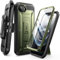SUPCASE für iPhone 16e Hülle 6.1” Outdoor Handyhülle 360 Grad Case Bumper Schutzhülle Cover [Unicorn Beetle Pro] mit Displayschutz, Ständer und Gürtelclip für iPhone 16e 2025 (Grün)