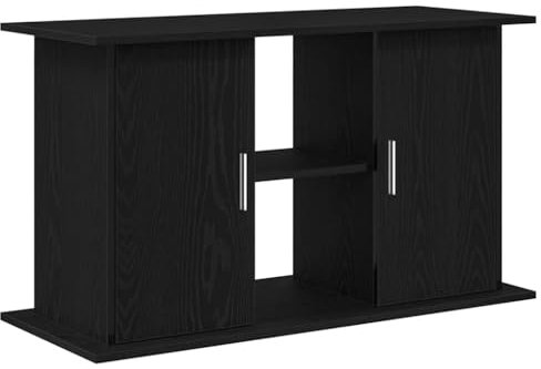 vidaXL Aquariumständer Schwarz Eichen-Optik 101x41x58 cm Holzwerkstoff, Aquarium Unterschrank, Aquarienschrank