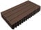 IDMarket - Lot de 5 Dalles de terrasse rectangulaire WODHY clipsables Bois Composite Taupe 60 x 30 cm