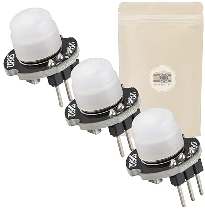 ADAPTOUT X3 SR602 Infrarot-Bewegungsmelder zum Löten, hohe Empfindlichkeit, für Arduino Raspberry Pi