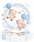 20Pcs 9 Inches Disposable Paper Plates Napkins Cups, Bear Theme Party Supplies Tableware Set, Bear Theme Birthday Party Tableware Set Kids, Animal Tableware Decorations Birthday for Boys & Girls