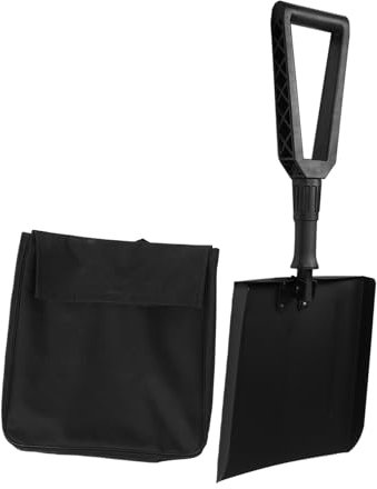 Alipis Pala De Nieve Plegable De Mango Extensible Raspador De Hielo para Coche para Entrada Camping y Patio Quitanieves Ligero para Invierno