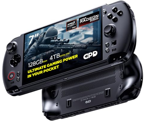 GPD WIN 5 Handheld Gaming PC | AMD Ryzen AI Max+ Ryzen 395 | 128GB LPDDR5X RAM, 4TB SSD | Radeon 8060S Graphics | Portable PC for AAA Gaming and Emulation