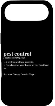 Pest Control Dictionary Funny Exterminator Case for iPhone Air