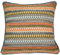 McAlister Textiles Curitiba | Bunt gemustertes Sofakissen mit Füllung | 43 x 43 cm in Orange & Blaugrün | farbenfrohes Deko Kissen für Sofa, Bett, Couch