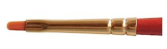 Pinceau Léonard Fibre Similhair® Orange Usé bombé - 2