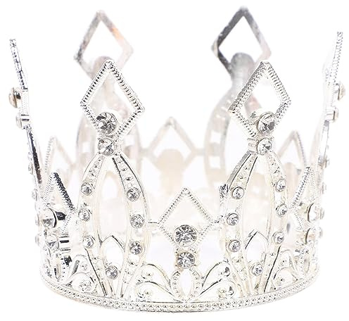 1 Stück Tiara Strass Kuchen Topper Silber Cake Topper Dekoration für die Hochzeitsfeier Baby Shower