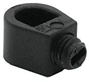 Stellring ø 7,5mm Schwarz Kunststoff 15x12,3x10mm mit seitlicher Madenschraube DIN 551 – Zugentlaster für dicke Kabel