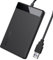 EasyULT Case Esterno per Disco Rigido 2.5, USB 3.0 da 2,5 Pollici Enclosure Hard Disk Case, per SATA I II III HDD SSD 9.5mm e 7mm, Strumento Gratuito, Supporto UASP, Tool Free, 6TB -Nero