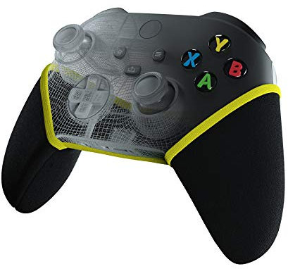SMART GRIP Controller Hülle - kompatibel zu Xbox One - Das ultimative Controller Anti-Sweat und Anti-Rutsch Upgrade, Waschbar (Schwarz/Gelb)