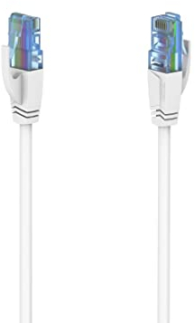 Hama 10,00 m CAT6a 10 Gbit/s U/UTP Netzwerkkabel für Vernetzung, Internetverbindung und Router, Personal Computer