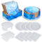 LET'S RESIN Epoxidharz Formen Untersetzer, Resin Untersetzer Set mit 10 Stück Quadratischen Und Runden Untersetzer Resin Set, Upgrade Untersetzerhalter Harzformen für Tabelle Heimdekoration