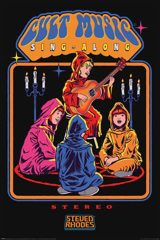 empireposter Steven Rhodes - Cult Music Sing-Along - Poster Plakat Druck - Größe 61x91,5 cm