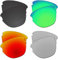 EZReplace Verres de rechange pour lunettes de soleil Oakley Frogskins Lite OO9374 (verres polarisés) – Compatible avec monture Oakley Frogskins Lite (noir carbone, vert printemps, rouge feu et métal