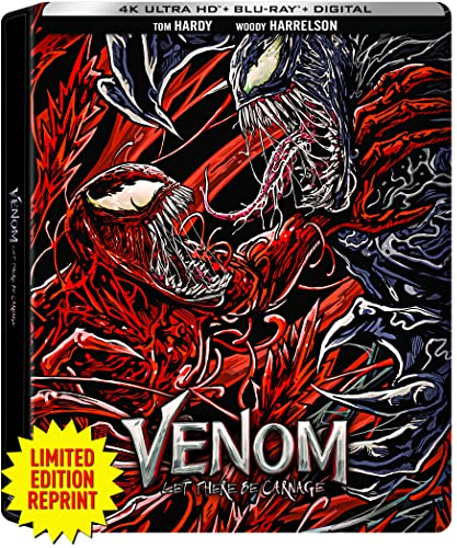 Venom: Let There Be Carnage (Limited Edition Steelbook) [4K UHD + Blu-ray + Digital] [Region Free] [Blu-ray]