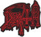 Razamataz Death - Logo Cut-Out Patch Aufnäher ca. 8,5x 9,7cm