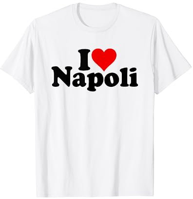 I LOVE HEART NAPOLI NAPOLI ITALIA Maglietta