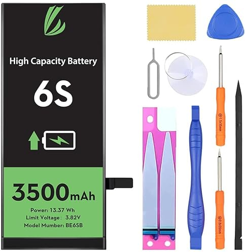 LL TRADER Batterie pour iPhone 6s, 3500mAh Batterie Lithium ION Haute capacité avec Outils de réparation