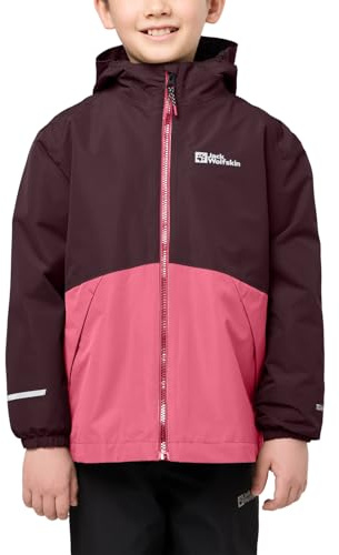 Jack Wolfskin Unisex Kinder Iceland 3in1, Boysenberry/pink, 116 EU