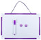 Schiefertafel Zum Beschriften Kleine Tafeln Beschriften Aufsteller Aufhängen Whiteboard White Board Magnettafel Abwischbar Abwischen Hängen Hängendes Message A3 Magnetisch (Purple,39.7x30x0.9cm)