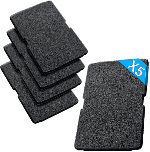 5 Stück Trockner Filter WäSchetrockner für Beko Grundig Blomberg Elektra Bregenz Wärmepumpentrockner 240x155x10mm 2964840100 Trockner Filterschwamm Trockner Ersatzteile Filter Zubehör Schwammfilter