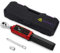 ANPUDS Chiave Dinamometrica Digitale 1/4 Pollici, 0.45-30 Nm Chiave Dinamometrica,±1% Precisione con Maniglia Vibrante, Cicalino e LED, Chiave Dinamometrica Elettronica, per Bicicletta e Moto