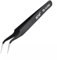 Vetus TS-15 ESD antistatische Pinzette aus Edelstahl, gebogene Spitze, Präzisionspinzette für Handy-Motherboard-Reparaturwerkzeuge