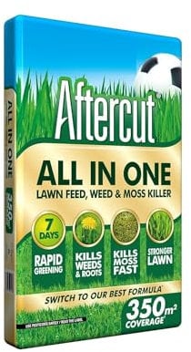 Indigo® Garden Aftercut All-in-One Lawn Feed, Weed & Moss Control – 350m² Coverage Bag