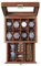ProCase Uhrenbox mit 8 Fächern, Uhrenkasten Uhrenkoffer mit Glasdeckel Uhrenkissen, Uhrenschatulle für Schmuck Ringe Armbänder Halsketten - 8 Slot, Holz